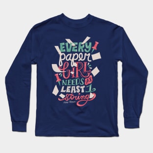 Paper Girl Long Sleeve T-Shirt